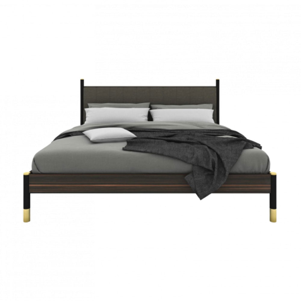 Twenty10 Design Bali Double Bedframe - Ebony Nicholas John Interiors