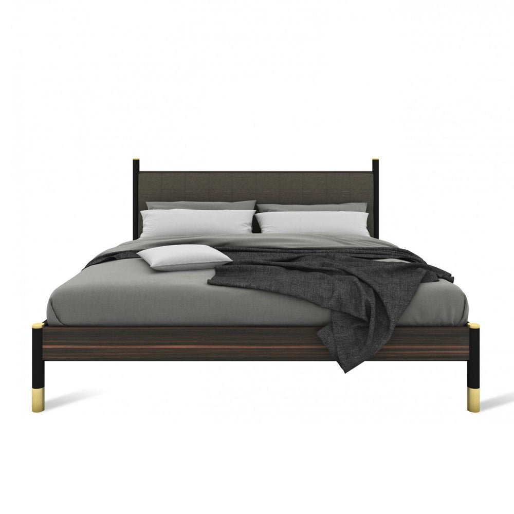 Twenty10 Design Bali Kingsize Bedframe - Ebony Nicholas John Interiors