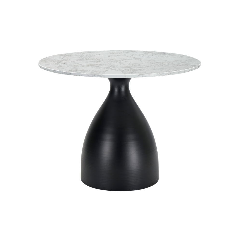 Twenty10 Design Black and White Marble Hazel Dining Table Nicholas John Interiors