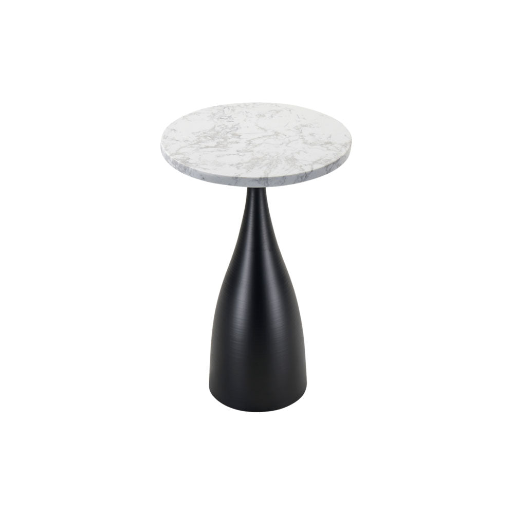 Twenty10 Design Black and White Marble Hazel Lamp Table Nicholas John Interiors