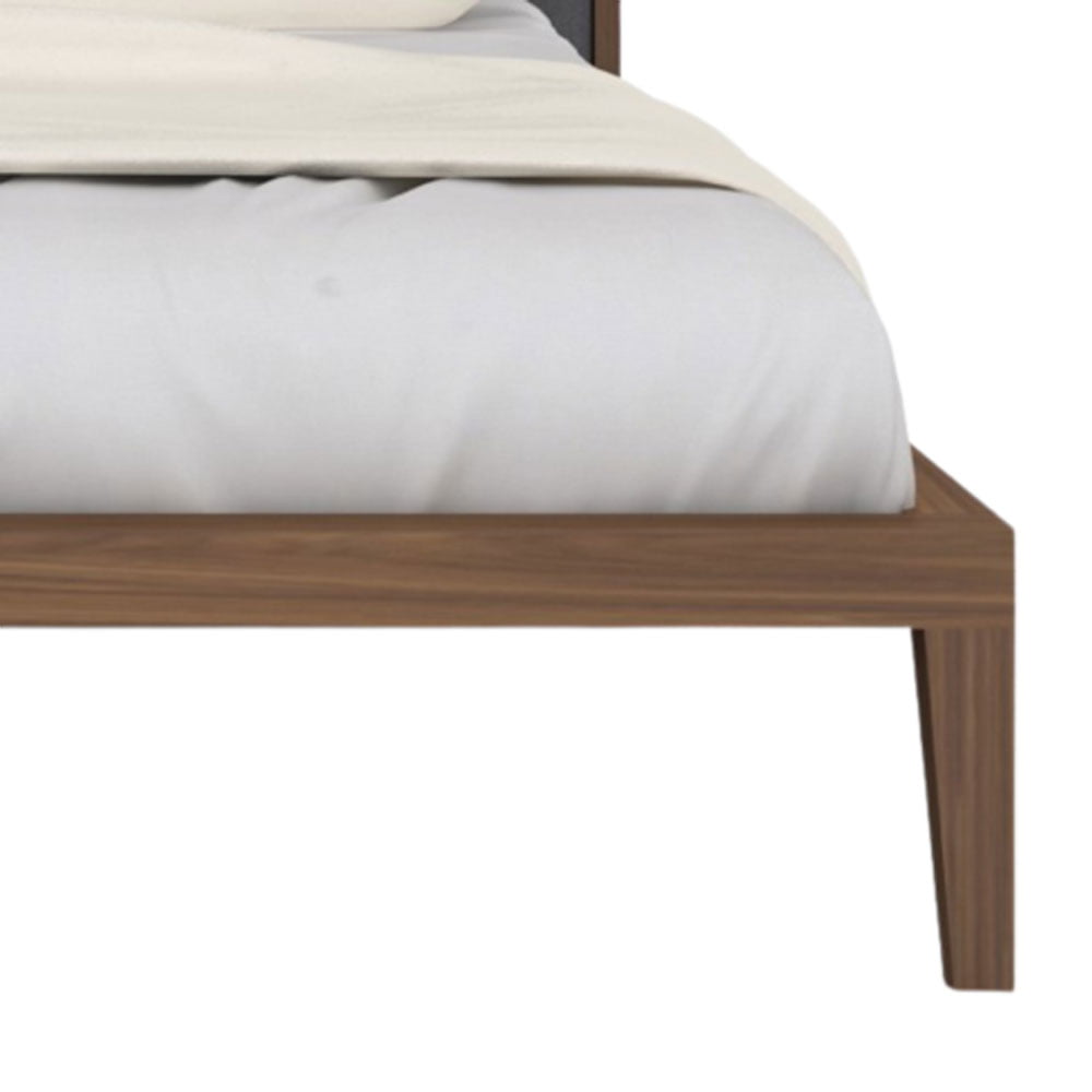 Twenty10 Design Calla Double Bed in Walnut/Grey - Double Nicholas John Interiors