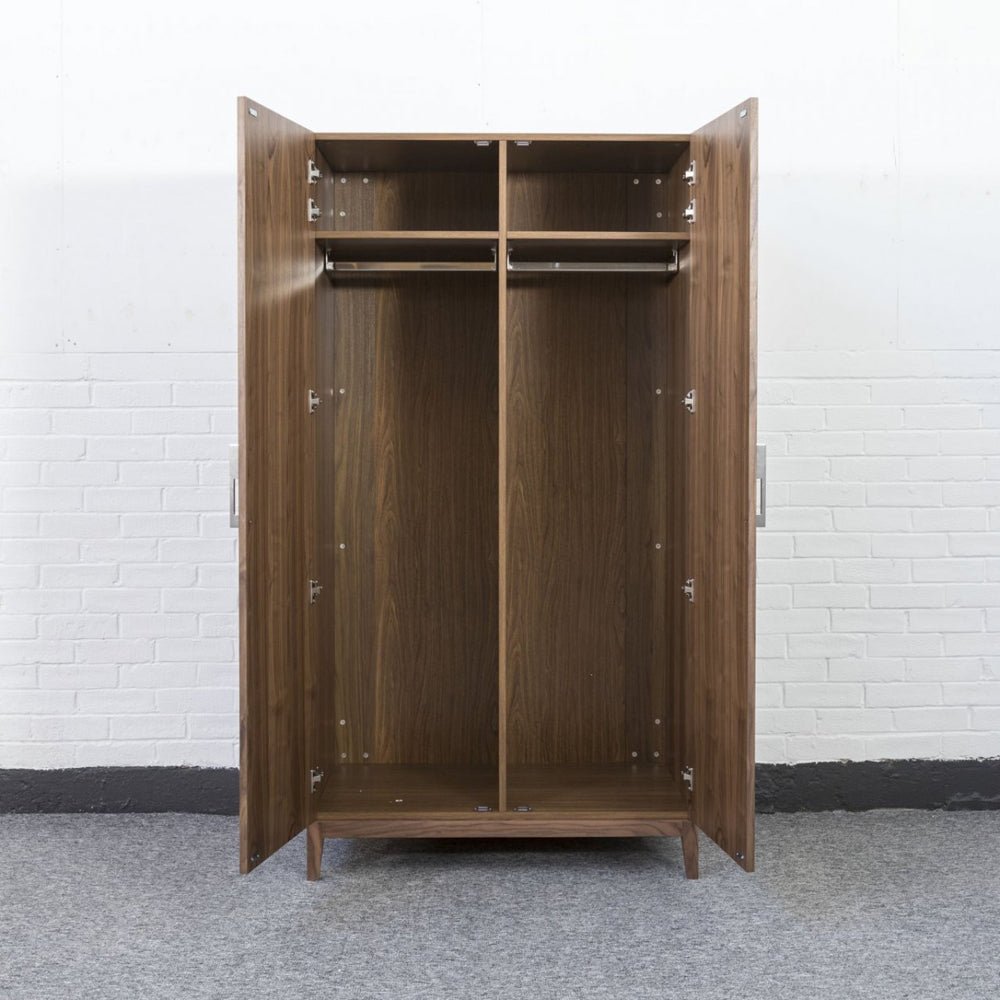 Twenty10 Design Calla Wardrobe - Walnut Nicholas John Interiors