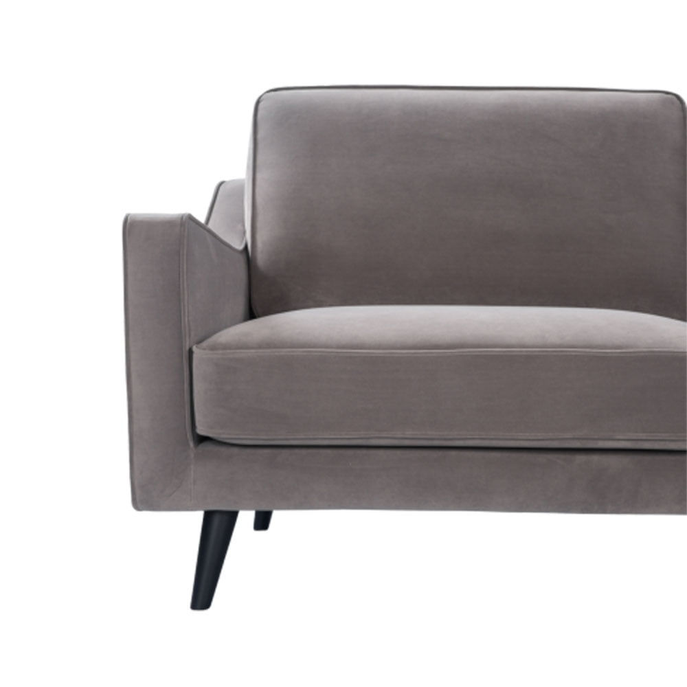 Twenty10 Design Daffy 2 Seater Sofa - Mink Velvet Nicholas John Interiors