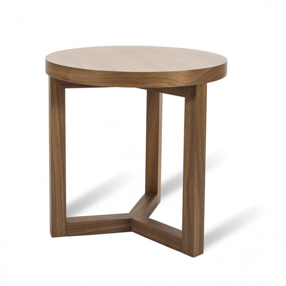 Twenty10 Design Iris Lamp Table - Walnut Nicholas John Interiors