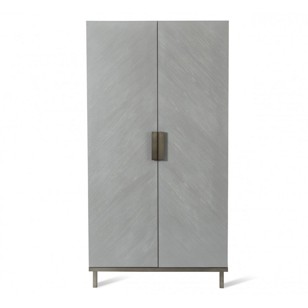 Twenty10 Design Lilly Wardrobe - Grey Nicholas John Interiors