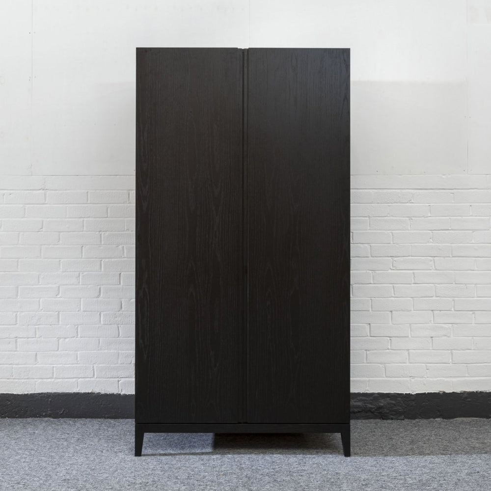 Twenty10 Design Orchid Wardrobe - Black Nicholas John Interiors