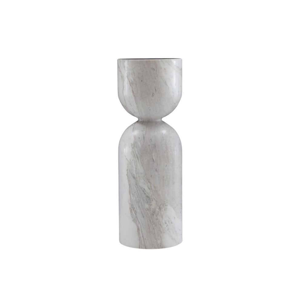 Twenty10 Design Salt Lamp Table - White Marble Nicholas John Interiors