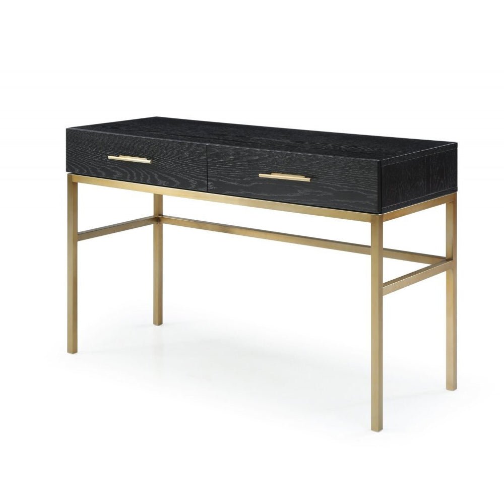 Twenty10 Design Tulip Black Oak Dressing Table Nicholas John Interiors