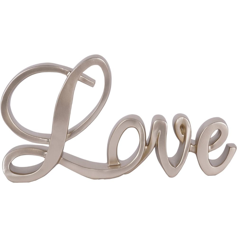 Word Love Sculpture Nicholas John Interiors