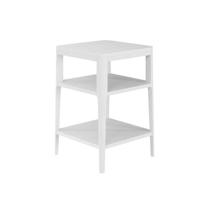 Abberley End Table - White