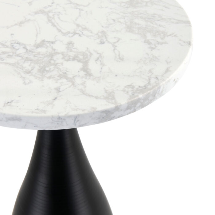 Twenty10 Designs Black White Marble Hazel Lamp Table02