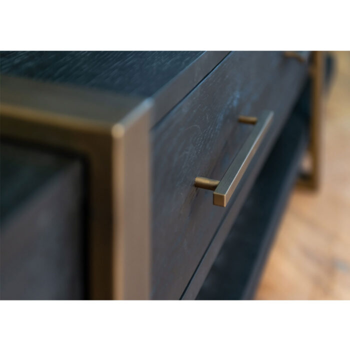 TV cabinet Cambon 3-drawers (Dark coffee)