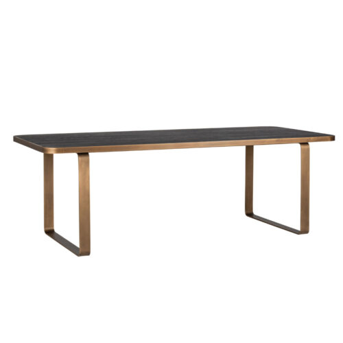 Richmond Interiors Hunter Black Rustic Dining Table 230cm