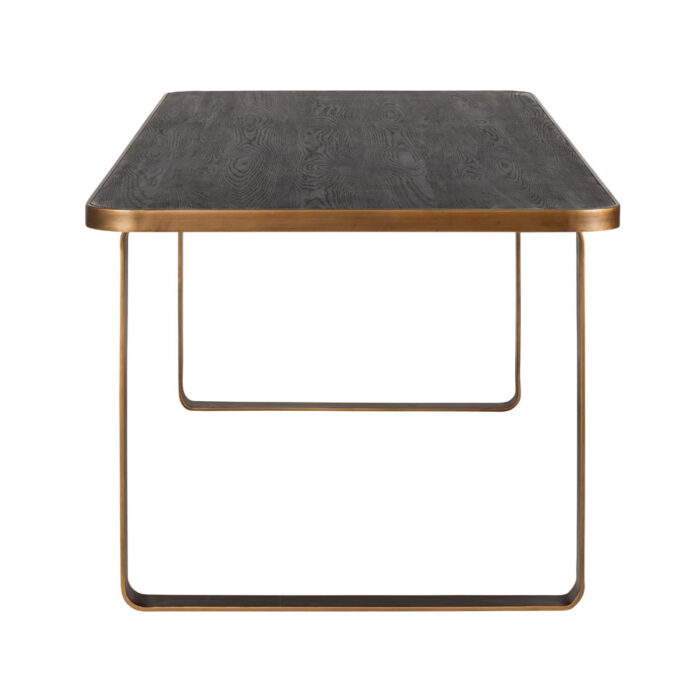 Richmond Interiors Hunter Black Rustic Dining Table 230cm