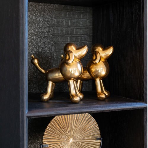 Richmond Interiors Miro Dog Art Decoration Gold