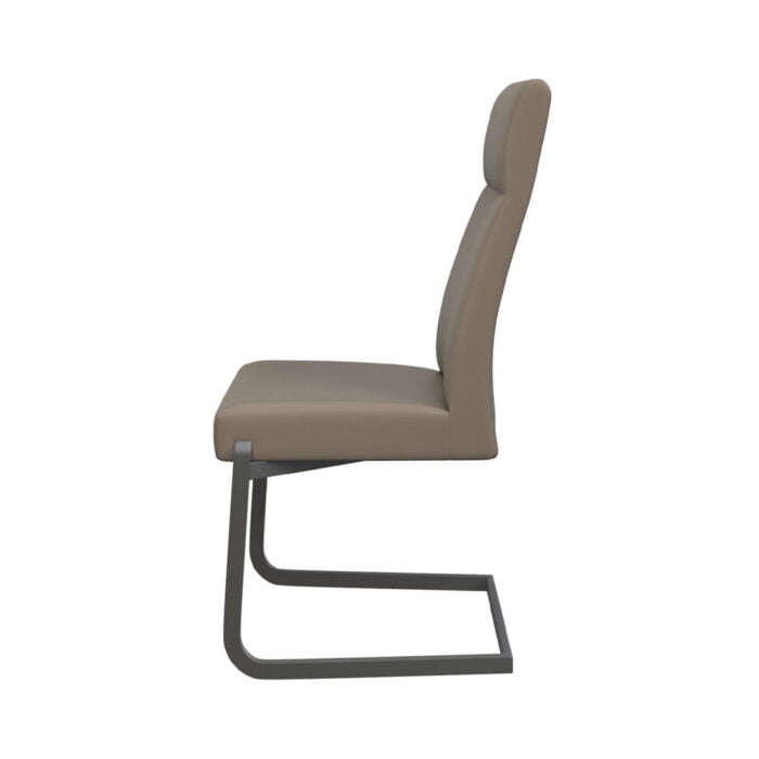 Dante Grey Leg Dining Chair Taupe