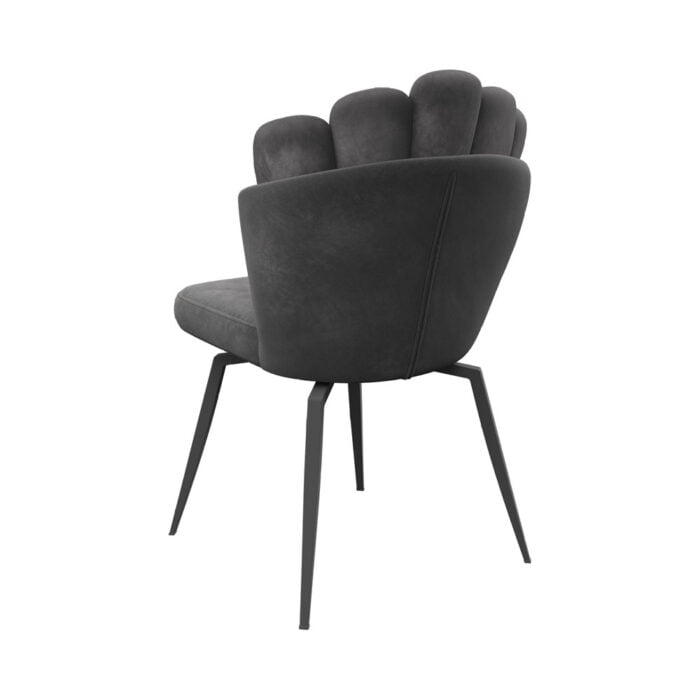 Luciano Swivel Dining Chair Grey