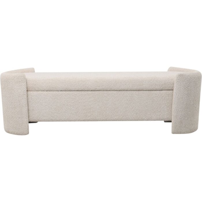 Waverley Upholstered Storage Bench Cream