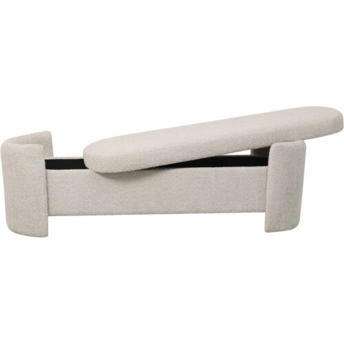 Waverley Upholstered Storage Bench Cream