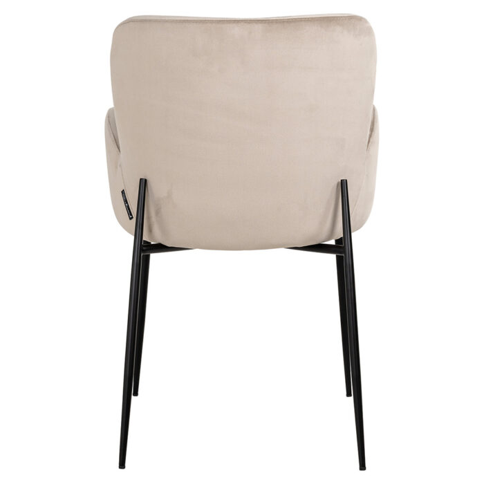 Richmond Interiors Amber Chair in Khaki Velvet