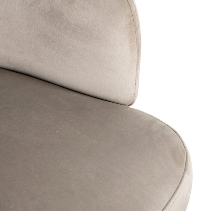 Richmond Interiors Amphara Chair in Khaki Velvet