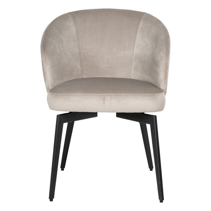 Richmond Interiors Amphara Chair in Khaki Velvet