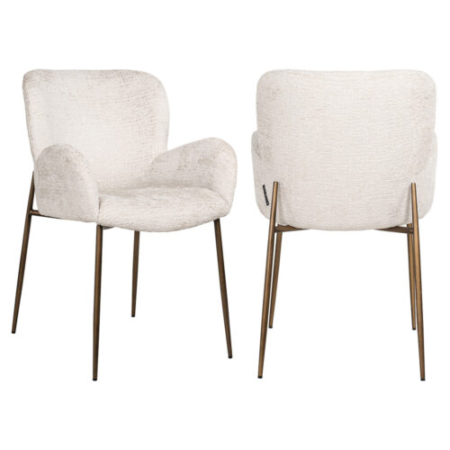 Richmond Interiors Amber Chair in Cream Fusion