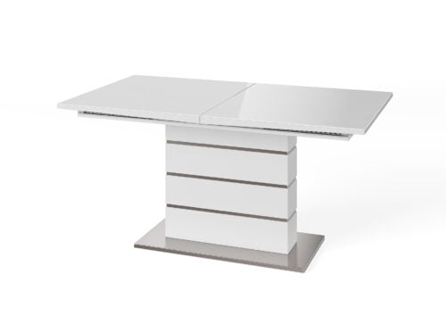 Massimo Extending Dining Table White - 160-220cm