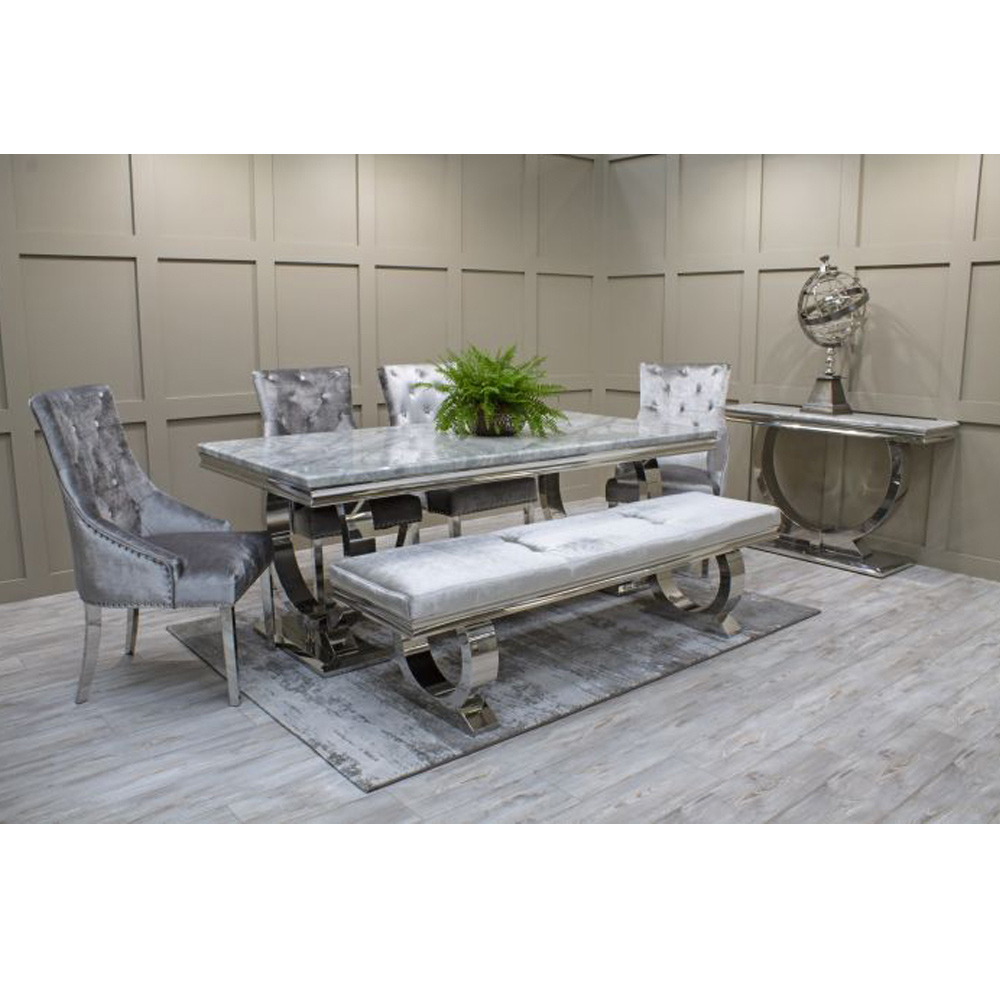 arianna grey marble dining set